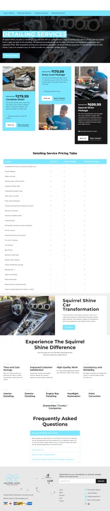 DETAILING SERVICES