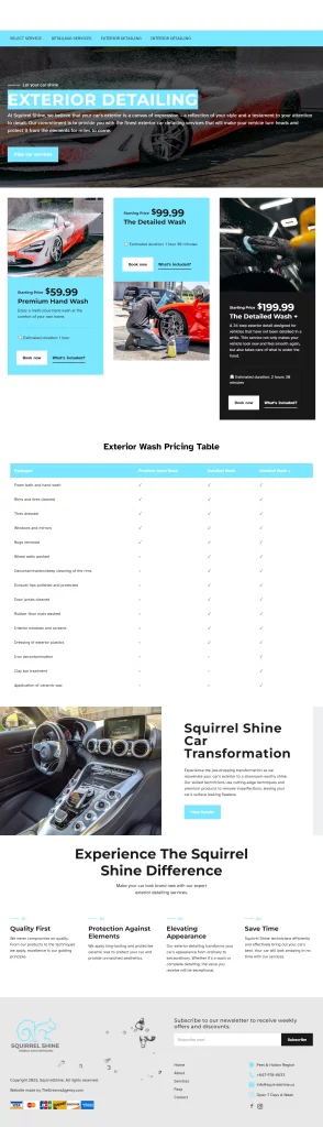 EXTERIOR DETAILING