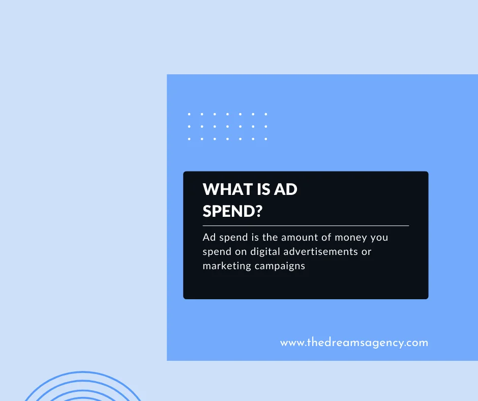A post explaining the definition of ad spend
