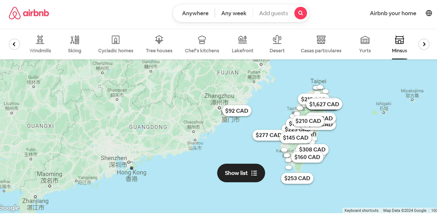 An visual map on how to add location to airbnb