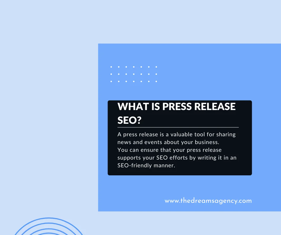 A post answering what is press release seo