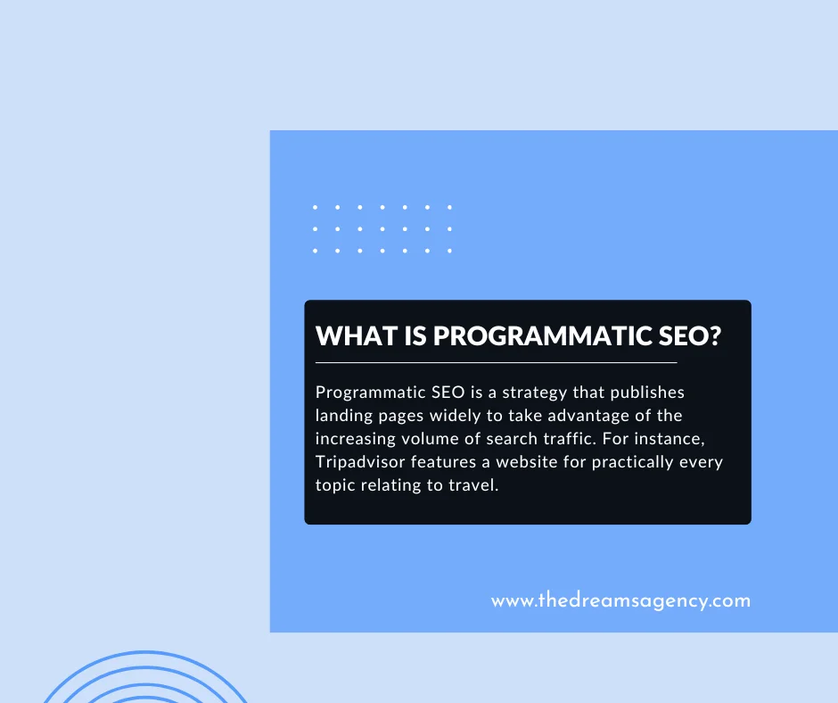 An answer post explaining what is programmatic seo